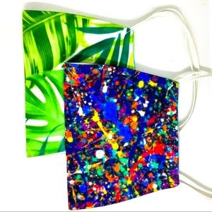 SET OF TWO LAYER FLAT MASKS